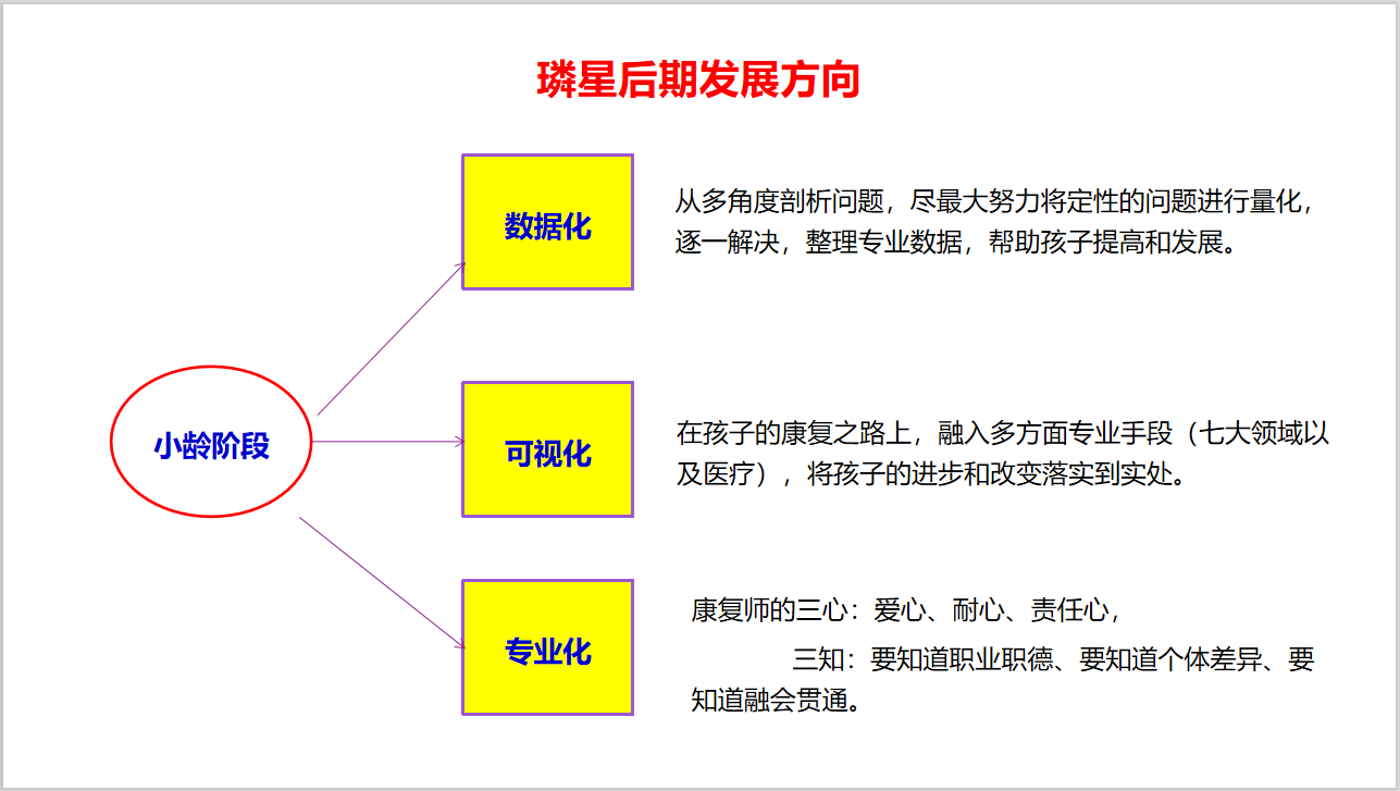 璘星自闭症小龄发展方向