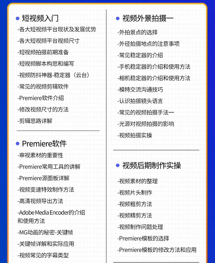 青岛短视频拍摄学习学校